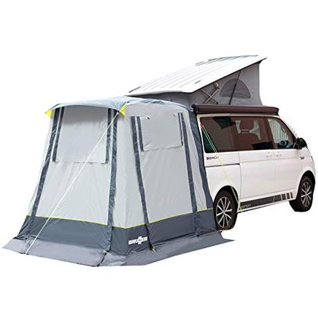 BRUNNER Tienda de campaña Trasera Comet, para 1 persona, 200 x 200 x 205 cm, Gris/Gris Oscuro, Talla única