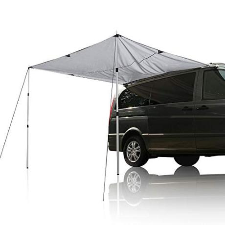 yourGEAR Motorhome Tarp 260 x 240 toldo con Postes de instalación para Caravana, autobús, Furgoneta, Coche Impermeable 5000mm