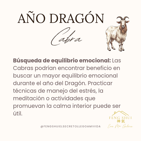 Año del Dragón 🐲 para la Cabra 🐐