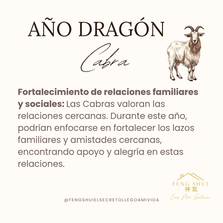 Año del Dragón 🐲 para la Cabra 🐐