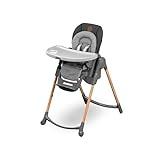 Maxi-Cosi Minla Trona Bebe Evolutiva 6 en 1, 0-14 años, máx. 60 kg, trona de bebé, 9 posiciones altura, 5 posiciones reclinación, 4 posiciones bandeja, plegado compacto, Essential Graphite