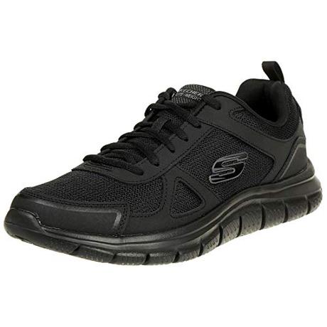 Skechers Track Scloric, Zapatillas Hombre, Negro, 42 EU