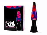 I-TOTAL -Lámpara de lava iluminante colorada (Azul/Fucsia)