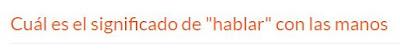 LENGUAJE CORPORAL