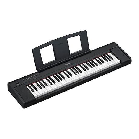 Yamaha NP-15 Piaggero - Teclado digital ligero y portátil, con 61 teclas sensibles a la pulsación y 15 voces de instrumentos