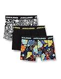Jack & Jones Hombre Jacjames Trunks 3 Pack Noos Bóxer,Black/Yellow,XL