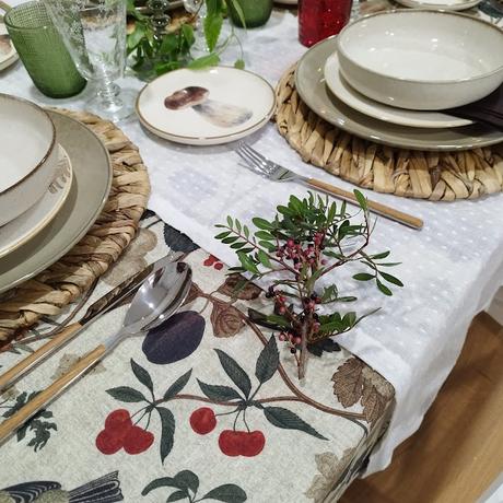 PRECIOSA MESA DE NAVIDAD