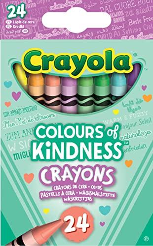 CRAYOLA - Color of Kindness, 24 Lápices de Cera, 52-1836
