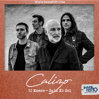 Concierto de Calizo en El Sol dentro del Inverfest