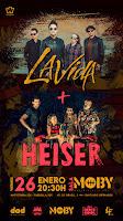 Concierto de Lavida y Heiser en Moby Dick Club