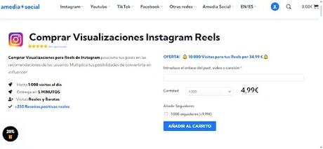 Comprar Visualizaciones de Reels Comprar Visualizaciones de Reels