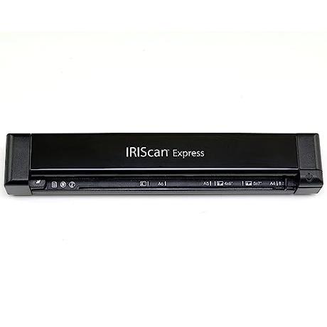 IRIScan Express escáner portátil a4 Color-v4 8PPM: Editor PDF Gratuito, simplex, USB, escáner de PDF, escaneo a Word, PDF, XLS, Tarjetas de Visita a Outlook, escáner de Fotos, escáner de Recibos Win