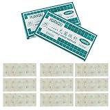 HEALLILY 200 Unidades de Semillas de Prensado de Oreja Acupuntura Aguja de Vaccaria Pasta de Masaje Pegatinas Auriculares Desechables Kit de Acupresión de Semillas de Oído 0. ¡25X1! 3Mm