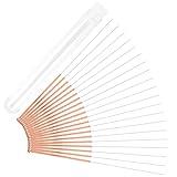 Aguja de Limpieza para Impresora 3D 20 Pieza Aguja Limpiador Dorada de Boquilla de Extrusor de Acero Inoxidable, Herramienta Aguja de Limpieza para Boquilla de 0,4mm de Impresora 3D para Mk8 E3D Mk10