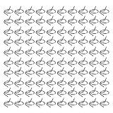 Artibetter 100Pcs Kit de Acupuntura de Semillas de Oreja Semillas de Prensa de Oreja Desechables Agujas de Oreja de Vaccaria Bean Pellets de Oreja Semillas para Bajar de Peso Dejar de Fumar