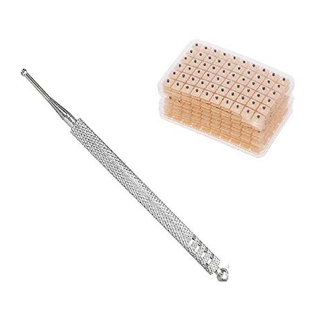 Varillas de Acupuntura,Lápiz de Masaje de Acupresión,Sonda de Doble Cabeza y Punta,Lápiz Acupresión,Pluma De Acupuntura De Oreja,Varilla de Acupresión,Pluma De Acupresión para Hogar Hospitalario
