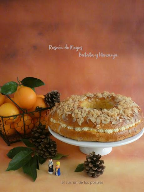 Roscón de Reyes de Batata y Naranja