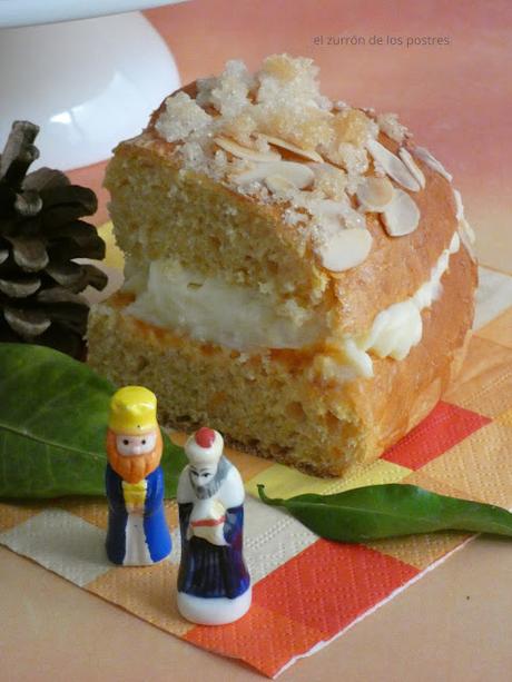 Roscón de Reyes de Batata y Naranja