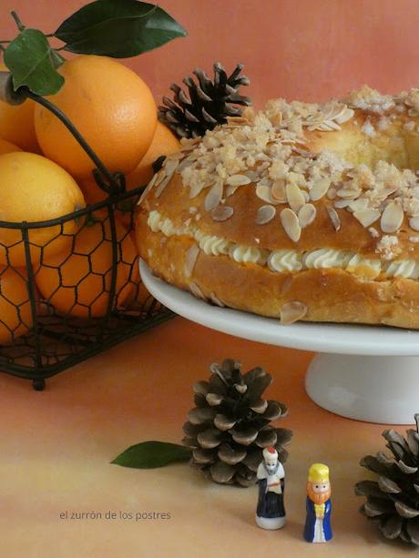 Roscón de Reyes de Batata y Naranja