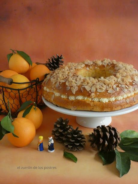 Roscón de Reyes de Batata y Naranja
