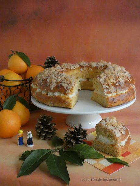 Roscón de Reyes de Batata y Naranja
