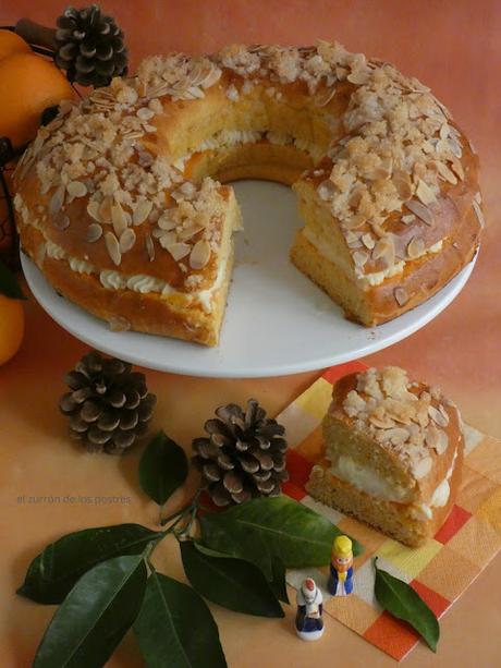 Roscón de Reyes de Batata y Naranja