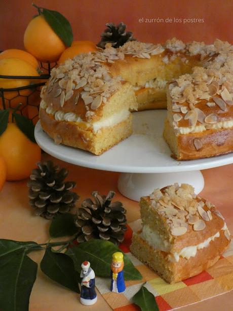 Roscón de Reyes de Batata y Naranja