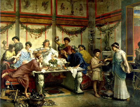 Beber una cuestión moral en la antigua Roma