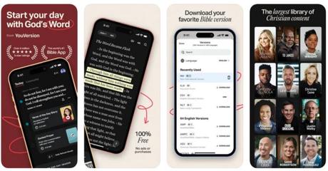 Aplicaciones cristianas de la biblia youversion