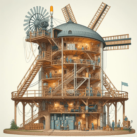 Normativa eléctrica para molinos tradicionales de viento reconvertidos