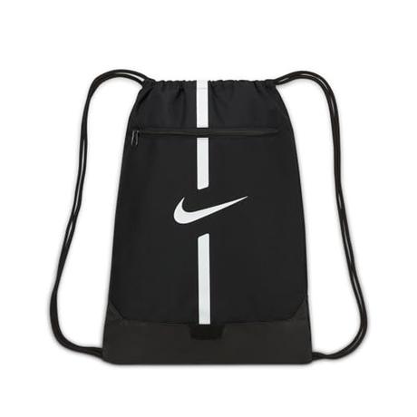 NIKE Academy Gymsack, Unisex, Black/Black/White, One Size