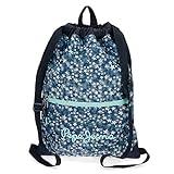 Pepe Jeans Denim Star Mochila Saco Con Cremallera Azul 35x46 cms Poliéster