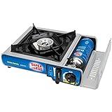 SUPER EGO SEH003300 Cocina cartucho gas portátil, Gris, 34x9x26 cm