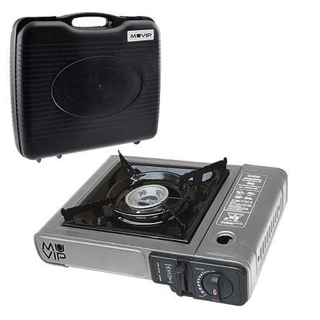 Cocina Portátil de Gas, Hornillo de Camping, Cocina Cartucho de Gas, Para Acampada, Campingaz con Maletín