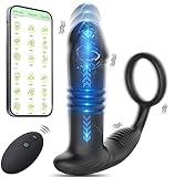 Versión APP del mando a distancia Hőmbrê Eștîmùlâdőr prøstātå Vïbràdőr Másàjeádőr, 18 frecuencia Vībrǎdør Hombre Sexǒ Anǎl Vībrǎdør Ṿiḇrḁdrḁḑor hõmbrè Pǒrtátil Masajeadǒr de Prǒstǎta (Ivory Black)