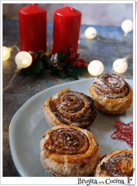 Cruffins de almendra Cruffins de almendra
