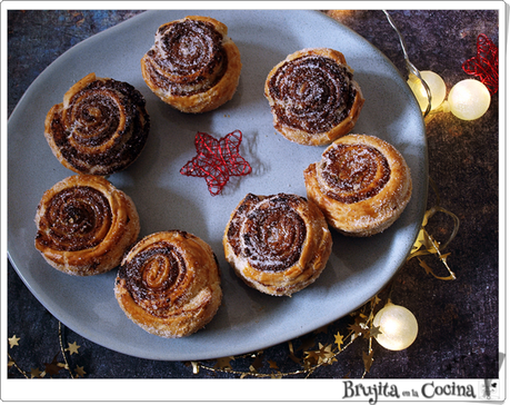 Cruffins de almendra