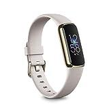 Fitbit Luxe Health & Fitness Tracker with 6-Month Fitbit Premium Membership Included, Stress Management Tools and up to 5 Days Battery, Soft Gold / White