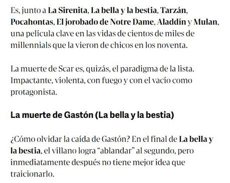 6 traumáticas escenas de clásicos de Disney que nos marcaron cuando éramos niños