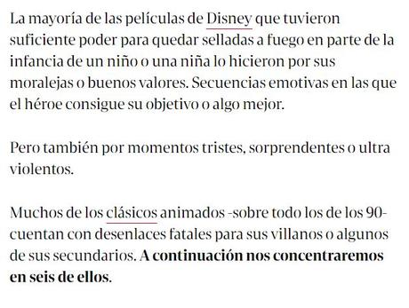 6 traumáticas escenas de clásicos de Disney que nos marcaron cuando éramos niños