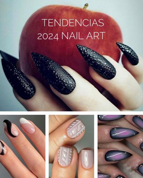 Snake nails aura 3D neón