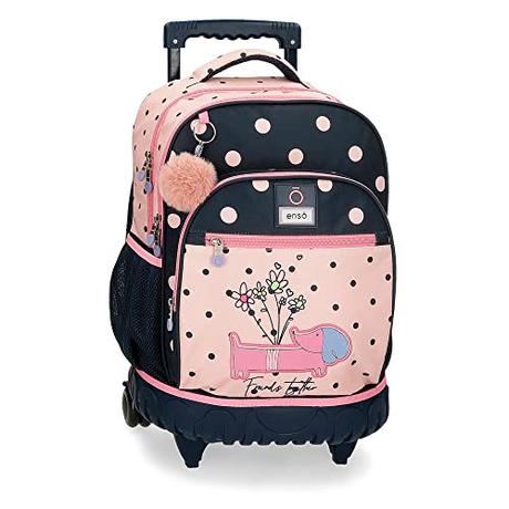 Enso Friends Together Mochila Compact 2 Ruedas Rosa 33x44x21 cms Poliéster 30,49L