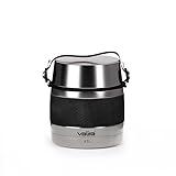 Valira 6614 Termo para sólidos con 2 contenedores interiores, Acero inoxidable, 0.7 L