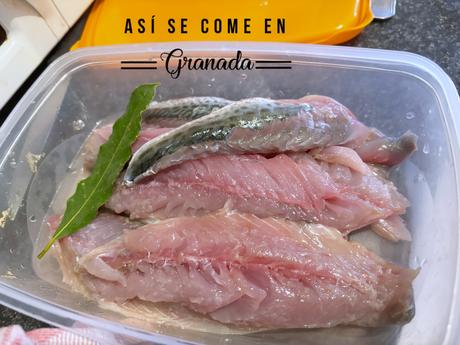 Caballa adobada en tempura Caballa adobada en tempura