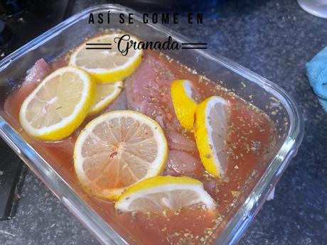 Caballa adobada en tempura Caballa adobada en tempura