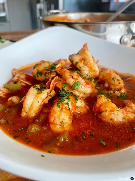 Enchilado de camarones, cocina cubana, puro sabor para el mundo