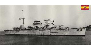 JUAN DE BORBÓN Y EL CRUCERO ‘BALEARES’ JUAN DE BORBÓN Y EL CRUCERO ‘BALEARES’