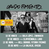 Conciertos de Crudo Pimento de la mano de AIE