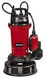 Einhell Bomba de aguas sucias GE-DP 900 Cut (900 W, caudal 16000 l/h, altura de transporte máx. 11,5 m, cuerpos extraño máx. Ø 35 mm, profundidad de inmersión 7 m, sistema de corte integrado)