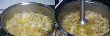 Crema de puerro y patata